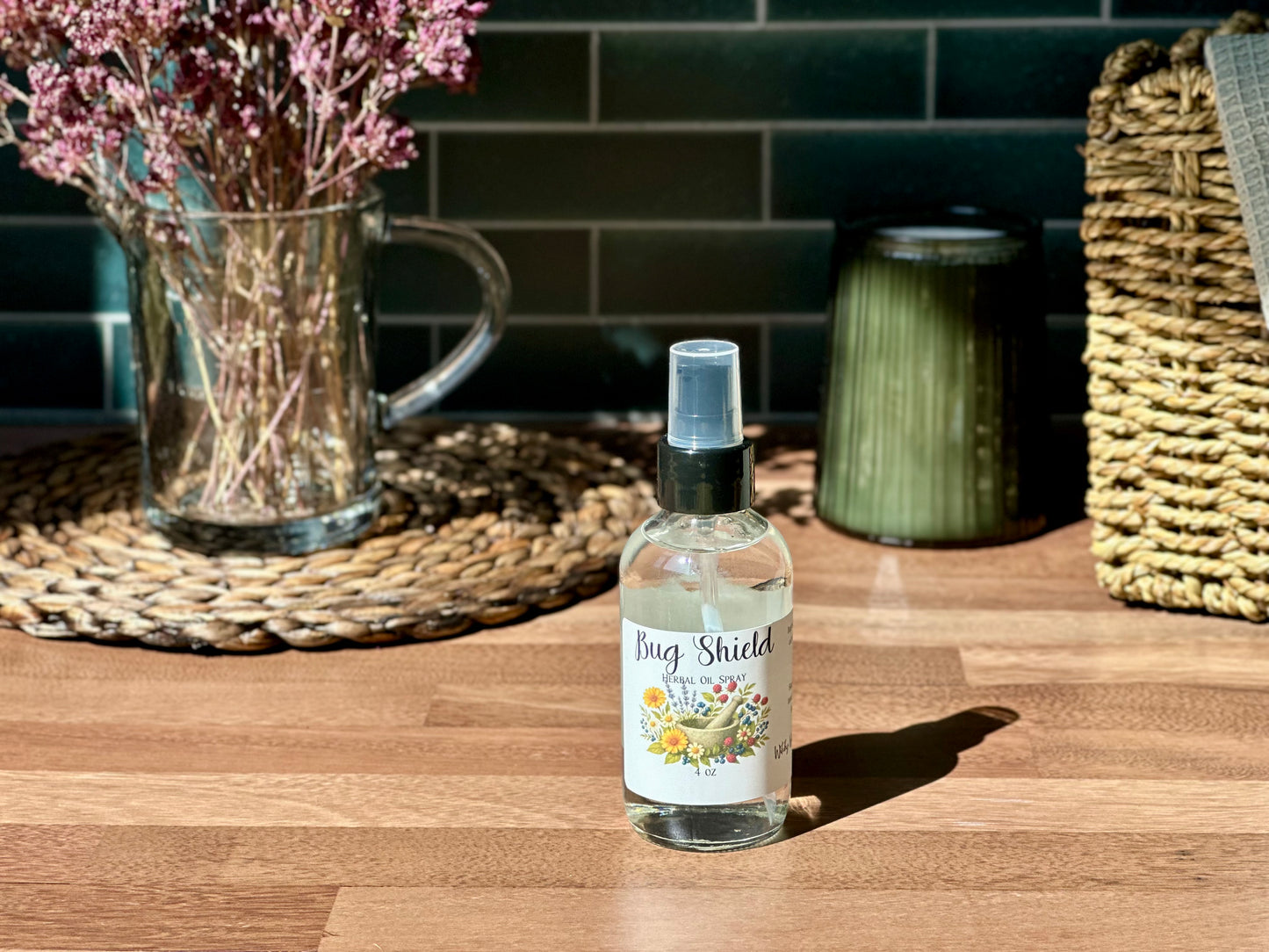 Bug Shield Herbal Oil Spray- Safe for Kids