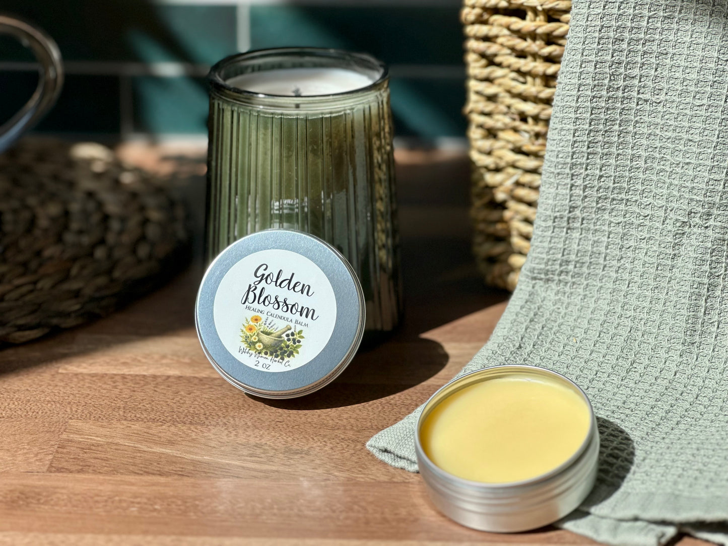 Golden Blossom Healing Calendula Balm