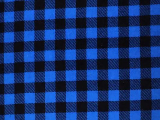 Herbal Comfort Heat Pack- Buffalo Plaids pattern in blue and black checkered design.