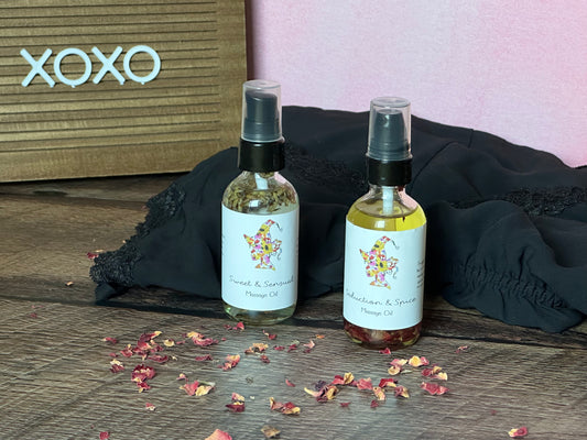 Sweet & Spicy Massage Oil Set