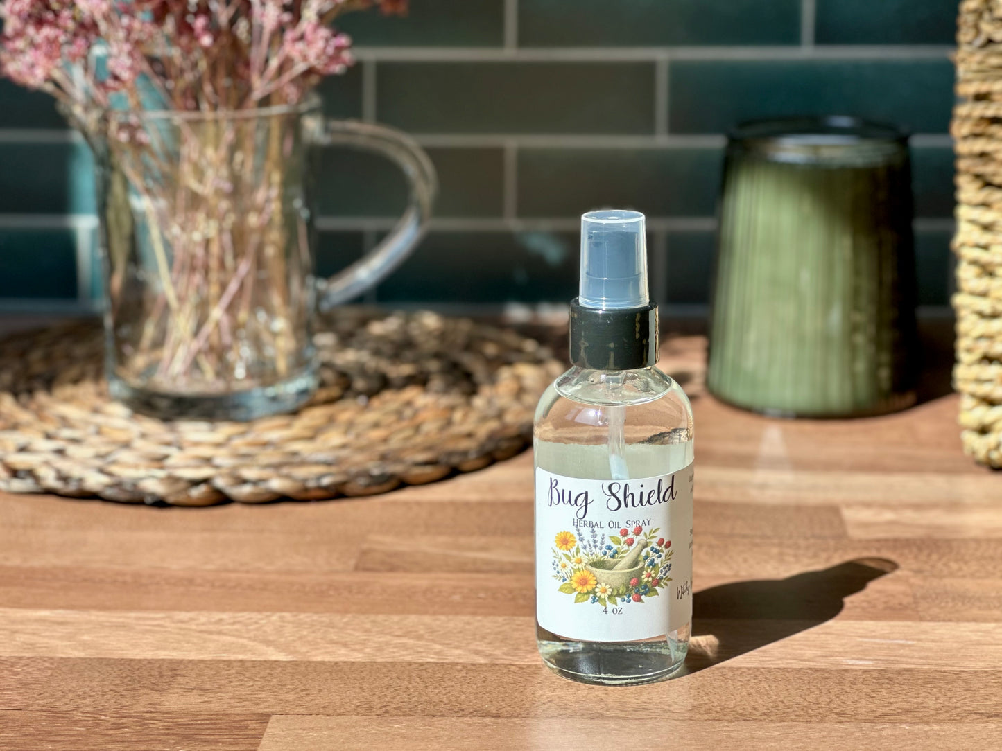 Bug Shield Herbal Oil Spray- Safe for Kids