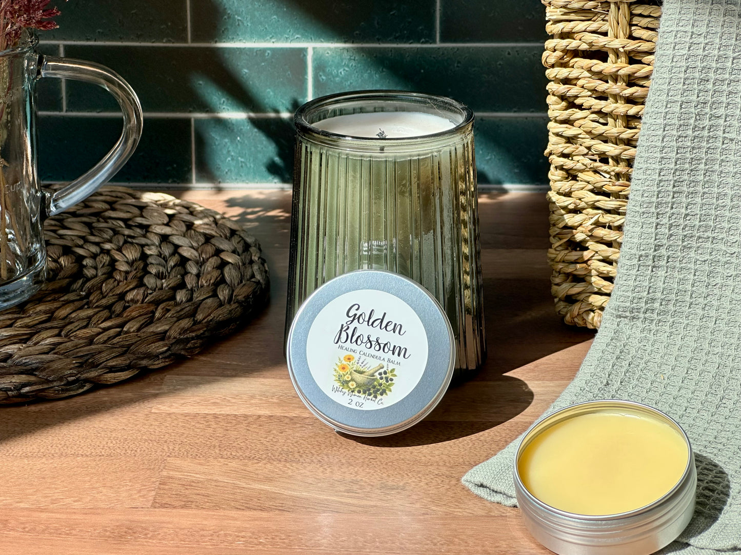Golden Blossom Healing Calendula Balm