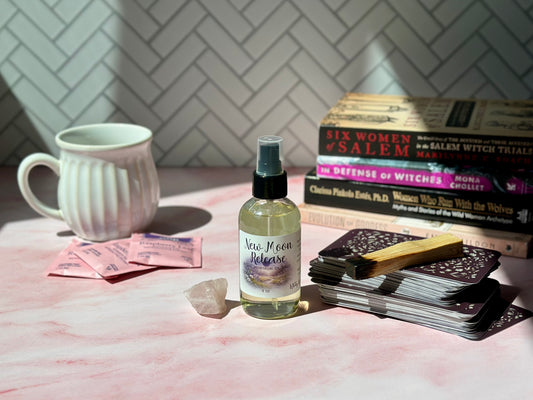 New Moon Release Ritual Menstrual Oil Spray