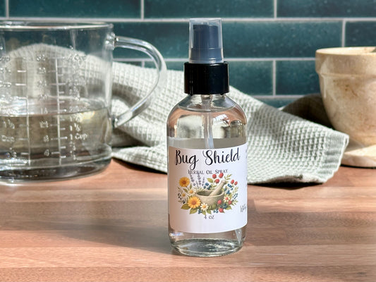 Bug Shield Herbal Oil Spray- Safe for Kids