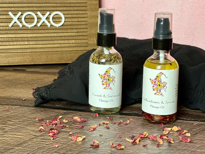 Sweet & Spicy Massage Oil Set